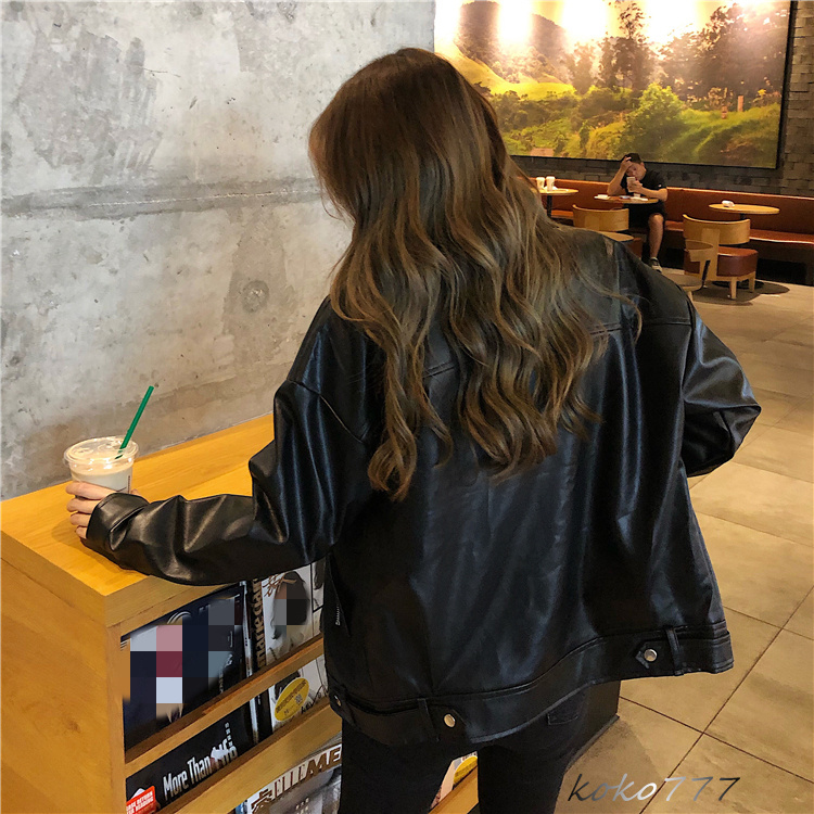 ジャケット レディース コート 革ジャン レザージャケット ヒップホップ 女子外套 秋冬 ライダースジャケット カジュアル アウター お出掛け 