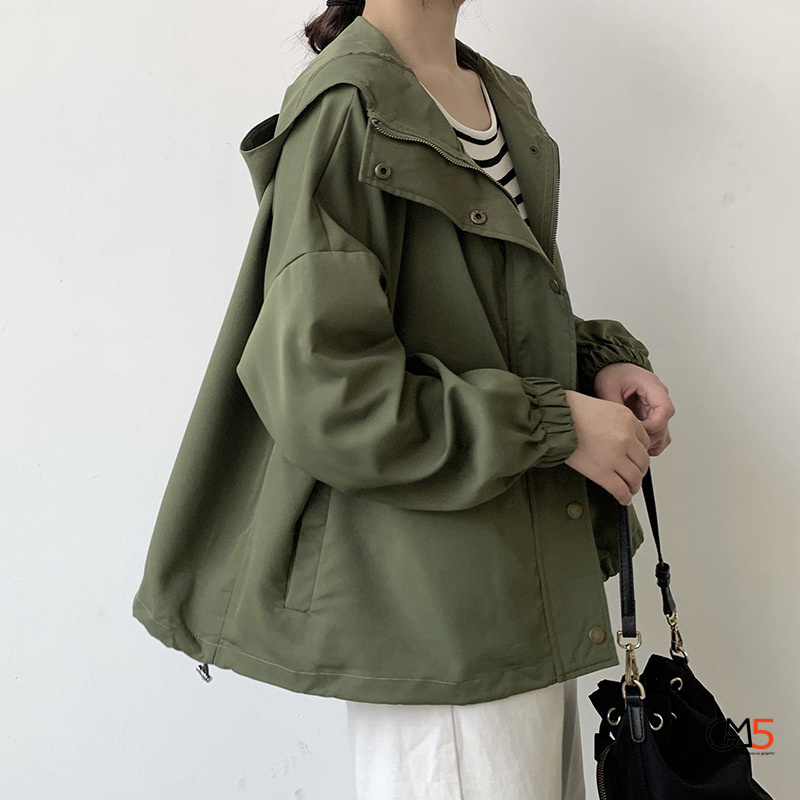 モッズコート レディース 秋服 ミリタリーコート 大きいサイズ Aライン ミドル丈 ジャケット ショート丈ジャケット 体型カバ 無地 