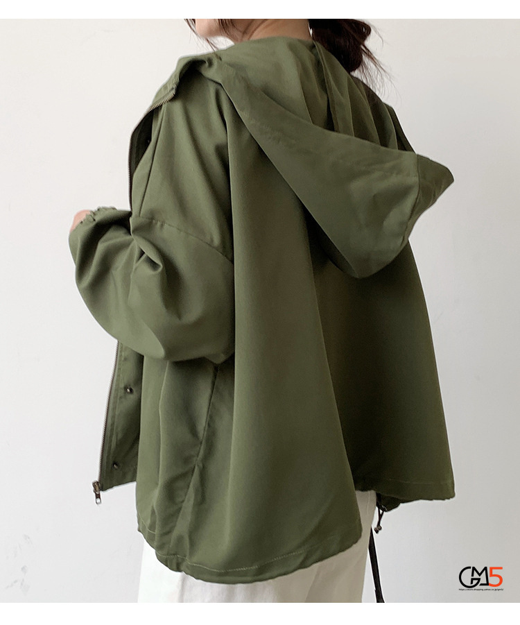 モッズコート レディース 秋服 ミリタリーコート 大きいサイズ Aライン ミドル丈 ジャケット ショート丈ジャケット 体型カバ 無地 