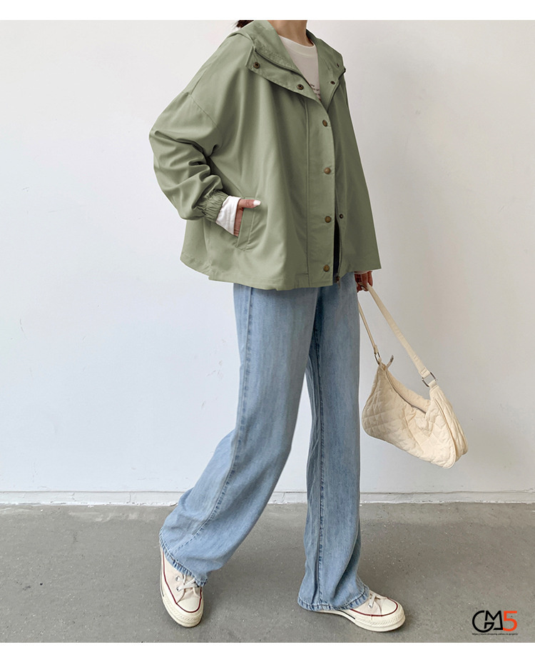 モッズコート レディース 秋服 ミリタリーコート 大きいサイズ Aライン ミドル丈 ジャケット ショート丈ジャケット 体型カバ 無地 