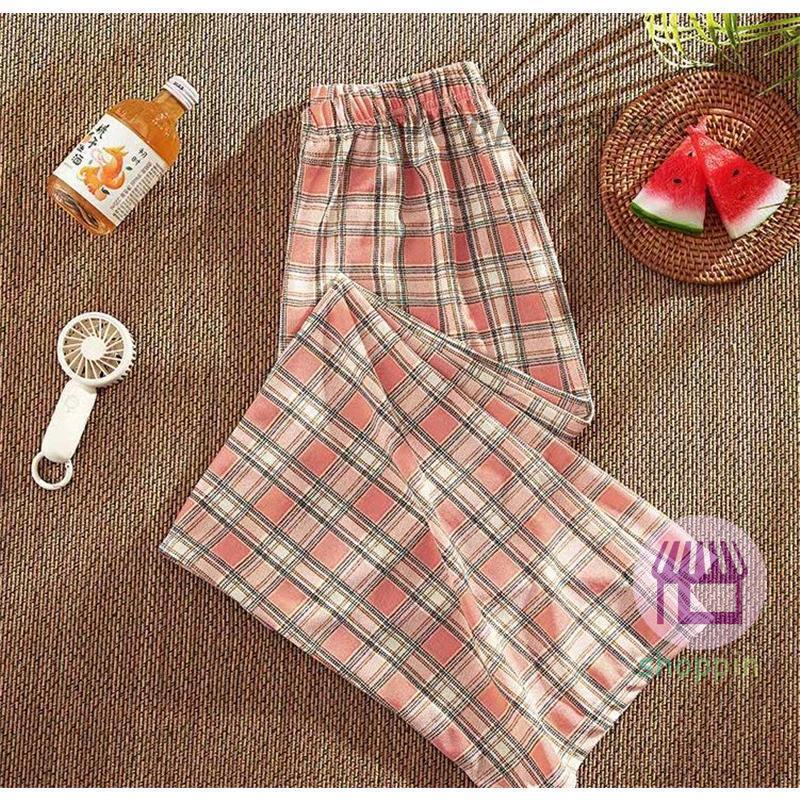 ワイドパンツ レディース ガウチョパンツ ハイウエスト チェック柄 イージーパンツ カジュアル 長ズボン ウエストゴム 薄手 ゆったり 春夏 