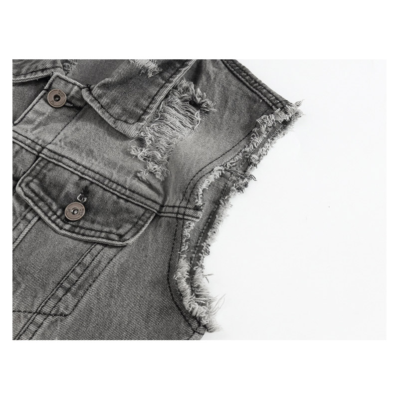 ベスト メンズ デニム Gジャン デニムベスト ジレ コーデ ジレー 着痩せ かっこいい チョッキ ノースリーブ カジュアル 前開き トップス ダメージ加工 作業着 