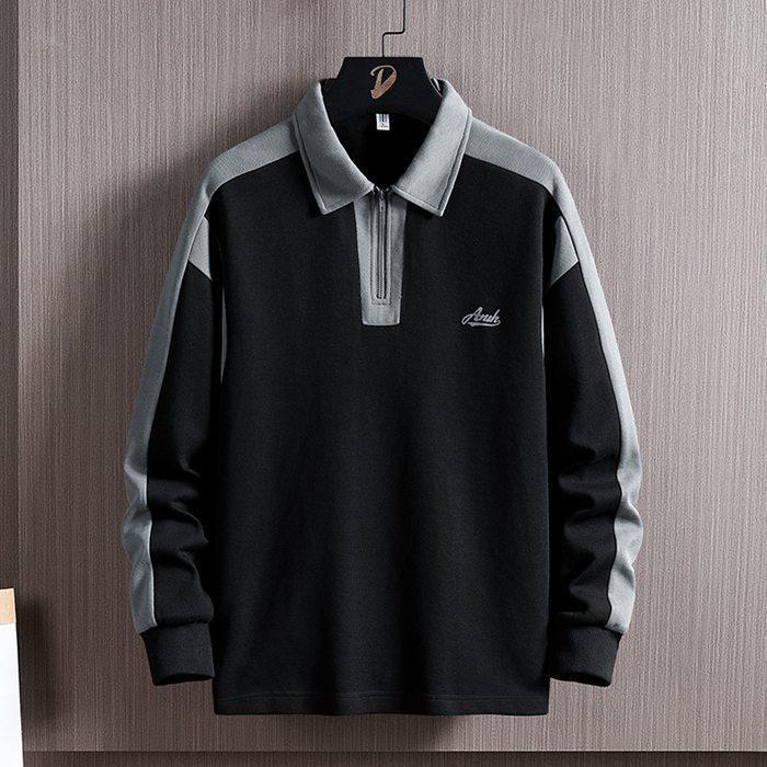 ポロシャツ メンズ 長袖 秋 トップス カットソー 冬 通勤 シンプル 長袖ポロシャツ 通学 オシャレ 秋 ゴルフウェア カジュアル 