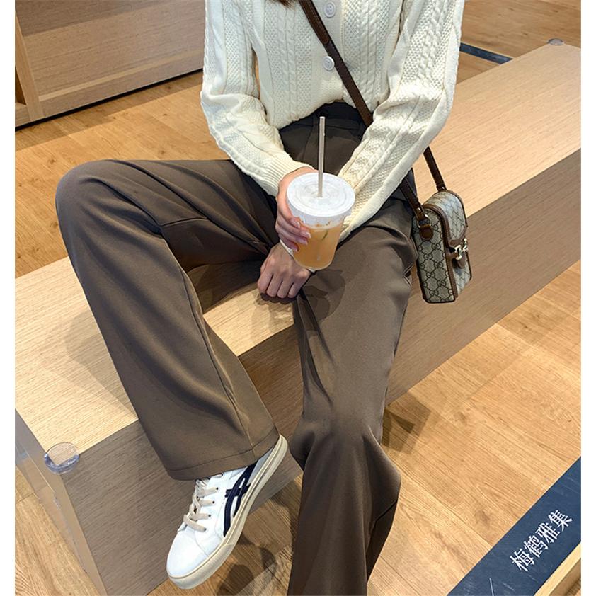 チノパン ワイドパンツ スラックス レディース パンツ ズボン ロング 体型カバー カジュアル イージーパンツ テーパード ボゆったり 春夏 