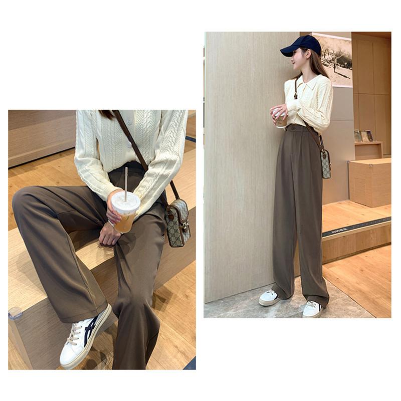 チノパン ワイドパンツ スラックス レディース パンツ ズボン ロング 体型カバー カジュアル イージーパンツ テーパード ボゆったり 春夏 