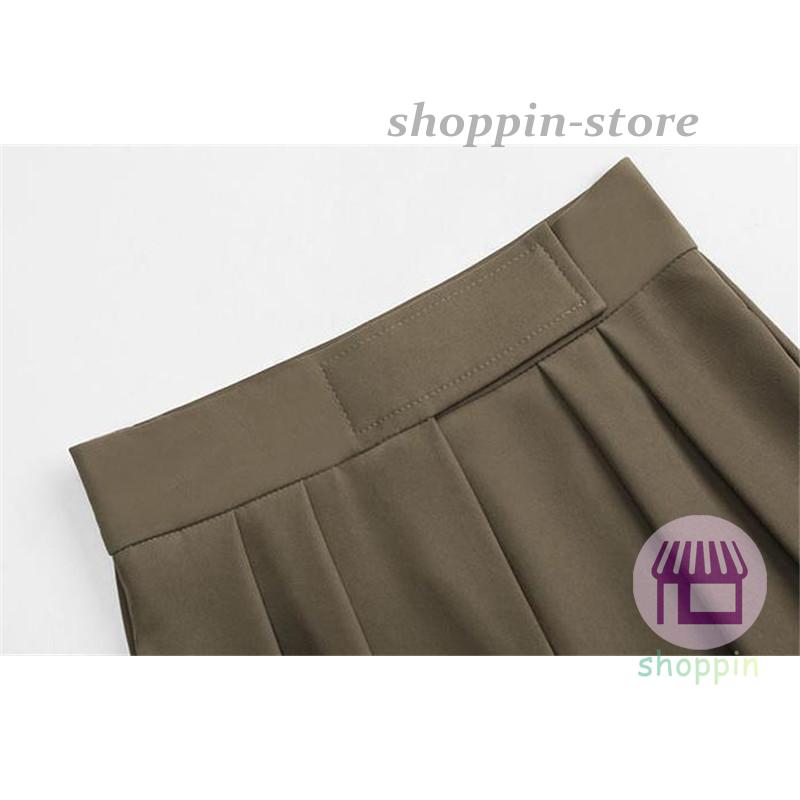 ワイドパンツ レディース ガウチョパンツ ロング スラックス ストレートパンツ 春夏 通勤 着痩 ハイウエスト マジックテープ 美脚 スリム ゆったり 