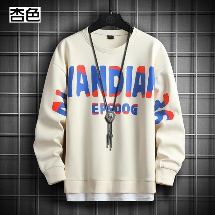 トレーナー メンズ クルーネック スウェット Tシャツ 長袖 春 コーデ シンプル おしゃれ プルオーバー カジュアル 秋服 トップス 重ね着風 