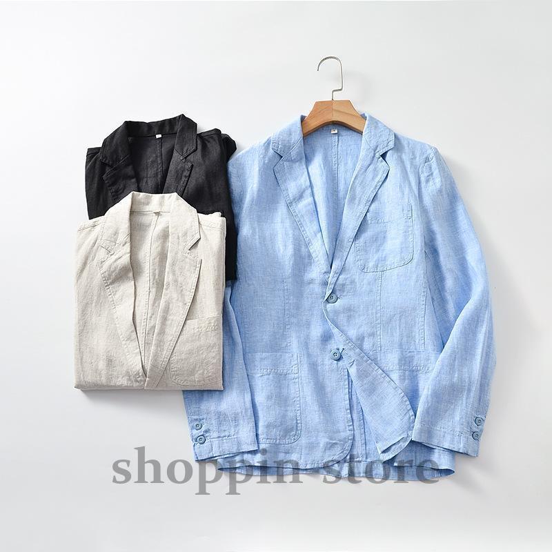 カジュアルシャツ 綿麻 ゆったり おしゃれ メンズ リネン ファッション シャツコート トップス 春服 長袖 夏服 トップス 秋服 