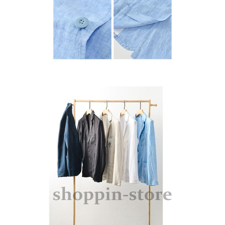 カジュアルシャツ 綿麻 ゆったり おしゃれ メンズ リネン ファッション シャツコート トップス 春服 長袖 夏服 トップス 秋服 