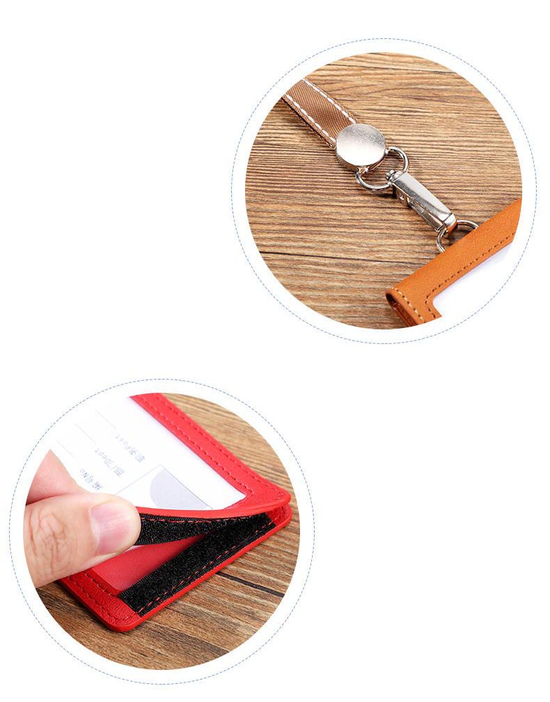 IDカードホルダー 名札ケース 社員証 資格証 免許証 リバーシブル IDケース 軽い パスケース 隠す 個人情報 ネームホルダー ネックストラップ 