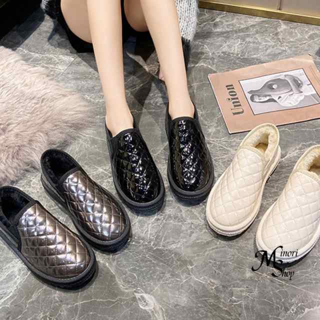 ムートンブーツ スリッポン レディース ブーツ ボア ショートブーツ 防寒 軽い 撥水もこもこ 滑りにくい 靴 歩きやすい 冬 室 あったか 