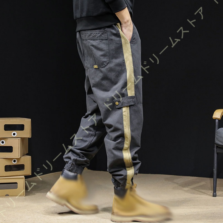 メンズ ジョガーパンツ カーゴパンツ ズボン ロングパンツ ワイドパンツ ゆったり カジュアル 快適 おしゃれ ヒップホップ ワークパンツ ポケット 