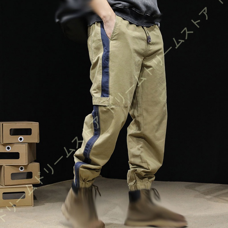 メンズ ジョガーパンツ カーゴパンツ ズボン ロングパンツ ワイドパンツ ゆったり カジュアル 快適 おしゃれ ヒップホップ ワークパンツ ポケット 