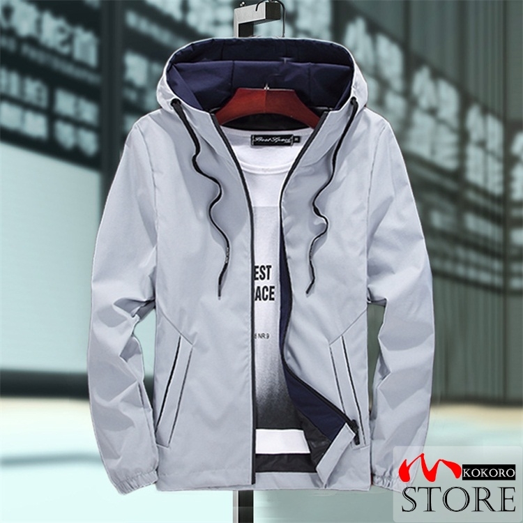 ジャケット マウンテンメンズ ウィンドブレーカー フード付き ジップブルゾン 撥水加工 大きいサイズ 防風 秋 春 