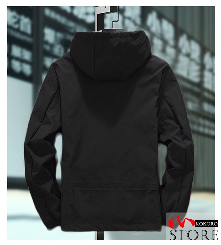 ジャケット マウンテンメンズ ウィンドブレーカー フード付き ジップブルゾン 撥水加工 大きいサイズ 防風 秋 春 