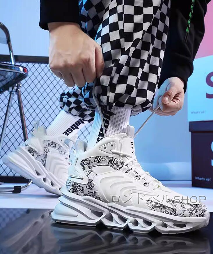 カット スニーカー メンズ 運動靴 通学 軽い シークレット 10CM身長UP ランニング スポーツ 6 厚底 カジュアル 8 