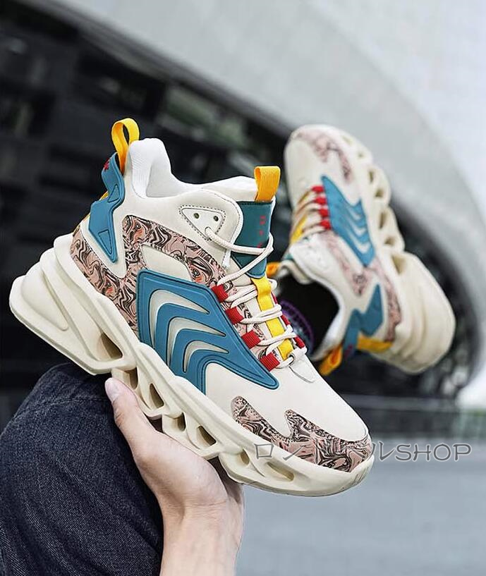 カット スニーカー メンズ 運動靴 通学 軽い シークレット 10CM身長UP ランニング スポーツ 6 厚底 カジュアル 8 