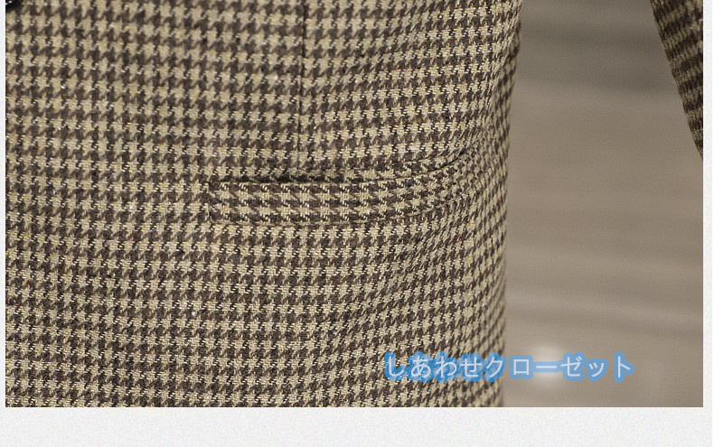 テーラードジャケット メンズ おしゃれ ブレザージャケット カジュアルスーツ チェック柄 春秋冬 フォマールスーツ ビジネススーツ アウター 紳士用 通勤 