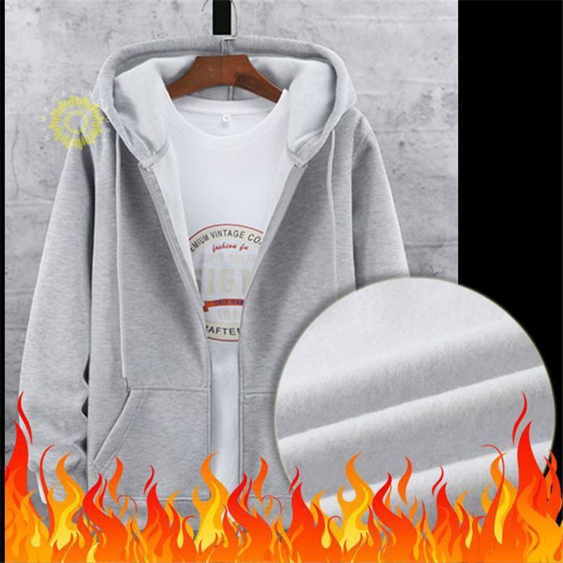 メンズ 長袖 フード付き 運動 裏起毛 ジップアップ カーディガン マウンテン秋服 ビッグシルエット 春秋冬 ジャケット 