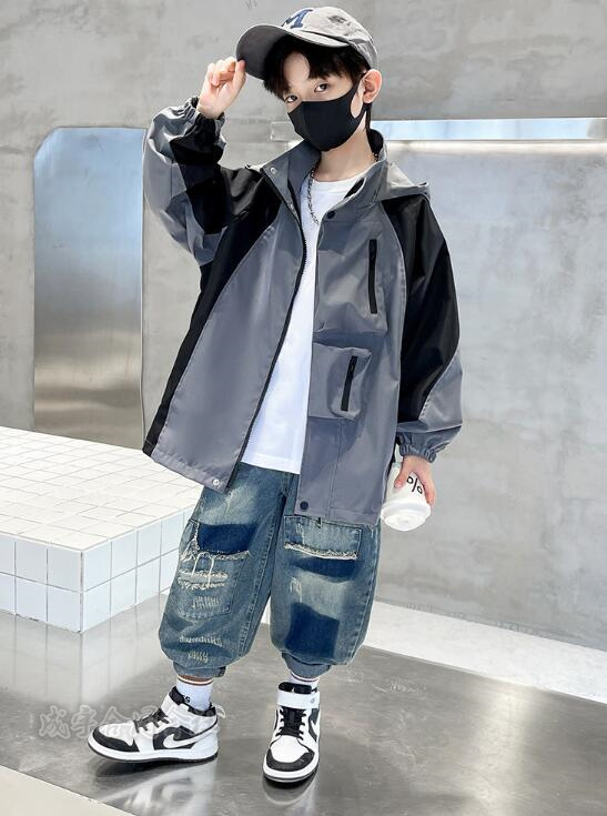 子供服 ウィンドブレーカー キッズ 女の子 ジップアップマウンテン長袖ジャケット ブルゾンジャンパー お出かけ ジュニア 女児 