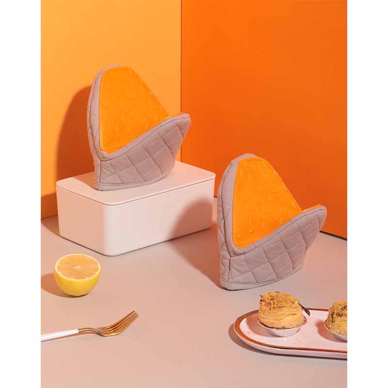 鍋つかみ 鍋敷き ミトン シリコン 耐熱 シリコン 高温対応 洗える 耐熱鍋敷き 鍋つかみ やけど防止 なべつかみ キルト 