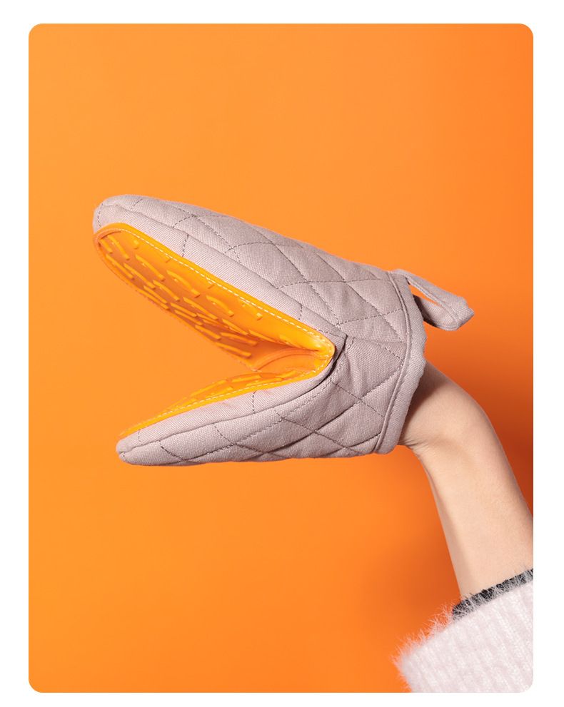 鍋つかみ 鍋敷き ミトン シリコン 耐熱 シリコン 高温対応 洗える 耐熱鍋敷き 鍋つかみ やけど防止 なべつかみ キルト 