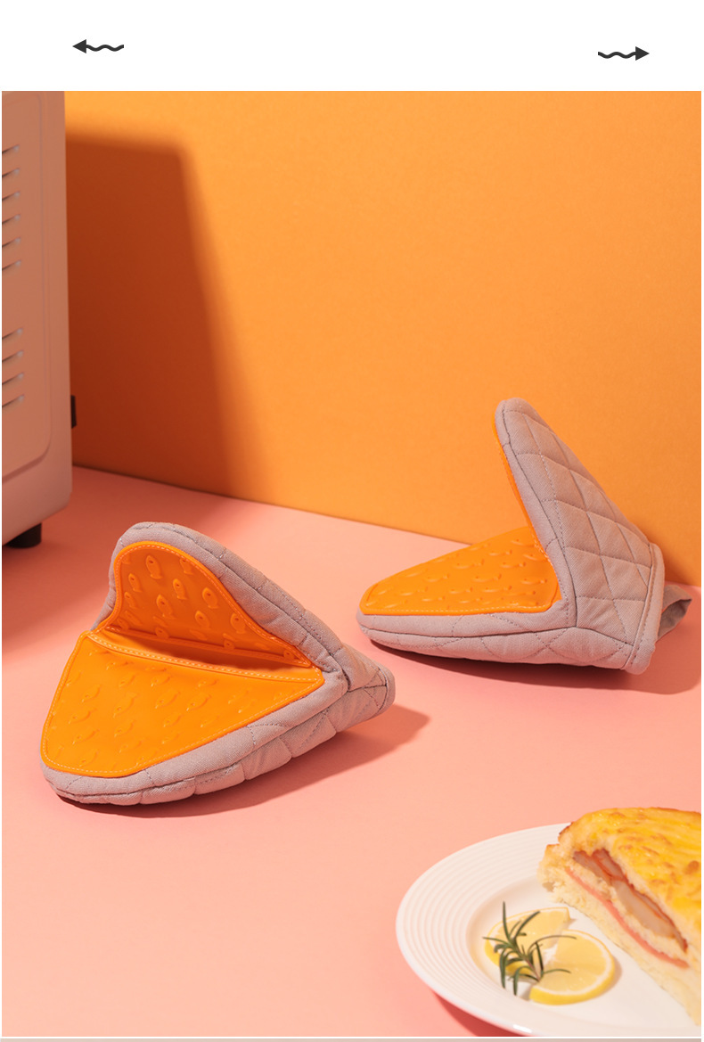 鍋つかみ 鍋敷き ミトン シリコン 耐熱 シリコン 高温対応 洗える 耐熱鍋敷き 鍋つかみ やけど防止 なべつかみ キルト 