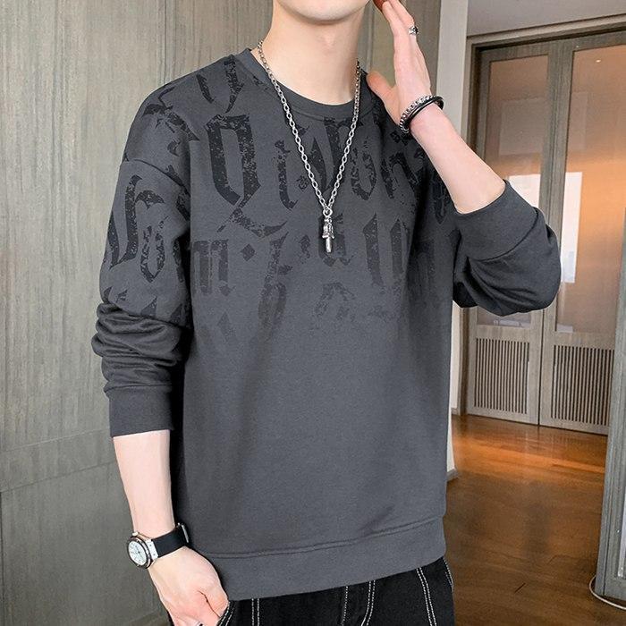 トレーナー Tシャツ トップス 長袖 カットソー メンズ シンプル クルーネック おしゃれ 丸首 カジュアル お洒落 長袖Tシャツ 