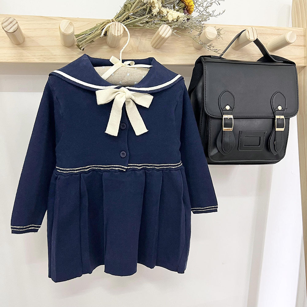 キッズ服 女の子 ワンピース 長袖 セーラー襟 プリーツ 女児 幼児 森ガール 入学式 七五三 通学 発表会 子供服 入園式 卒業式 通園 フォーマル 