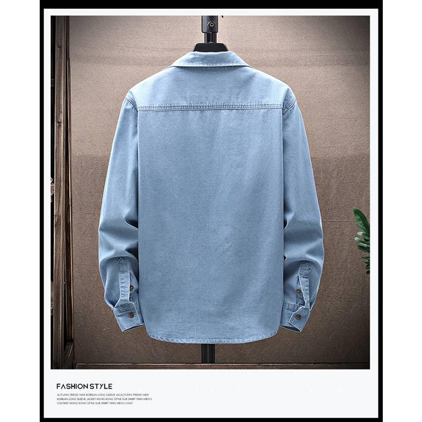 デニムシャツ メンズ ウエスタンシャツ カジュアルシャツ 長袖 シャツ カジュアル 生地 ウォッシュ加工 デニム アウター トップス 