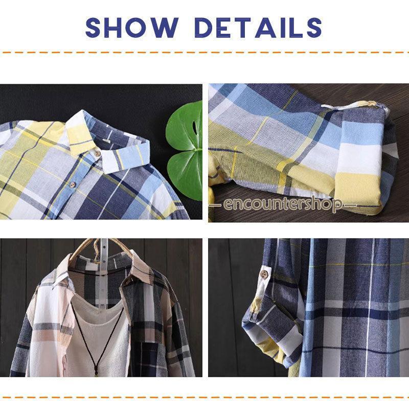 ブラウス レディース 長袖 春秋 長袖シャツ チェック柄 体型カバー ロング ビジネス 入学式 きれいめ 通勤 トップス OL おしゃれ シンプル 