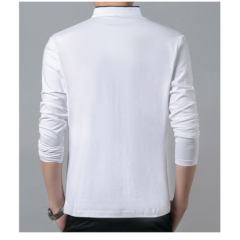 ポロシャツ メンズ 春秋 トップス 長袖 ゴルフ ビジネス 折り襟 オフィス スポーツ 開襟 フォーマル 紳士服 トップス ウェア カジュアル カジュアル おしゃれ 