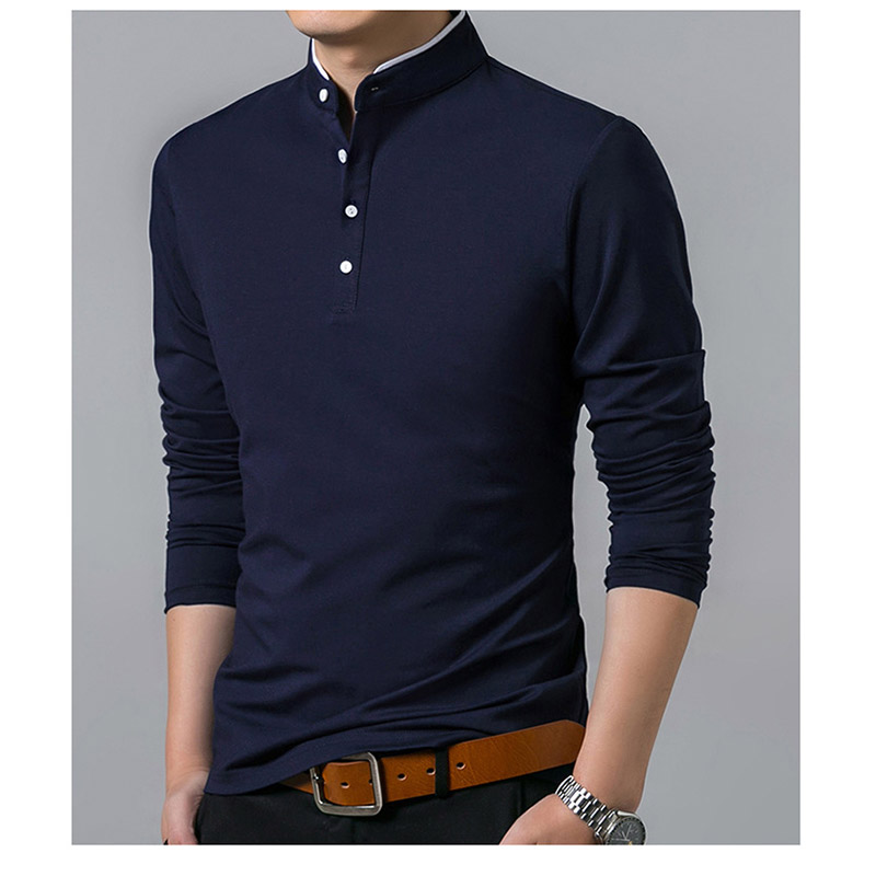 ポロシャツ メンズ 春秋 トップス 長袖 ゴルフ ビジネス 折り襟 オフィス スポーツ 開襟 フォーマル 紳士服 トップス ウェア カジュアル カジュアル おしゃれ 