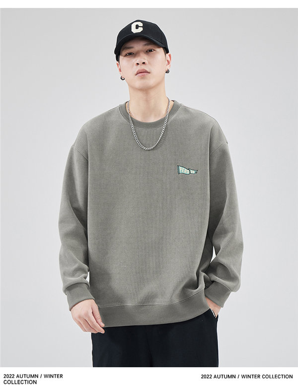 トレーナー メンズ 韓国ファッション トレーナー 大きいサイズ 薄手 送料無料 シンプルトップス 韓国ファッション 春秋 クルーネック 秋服 