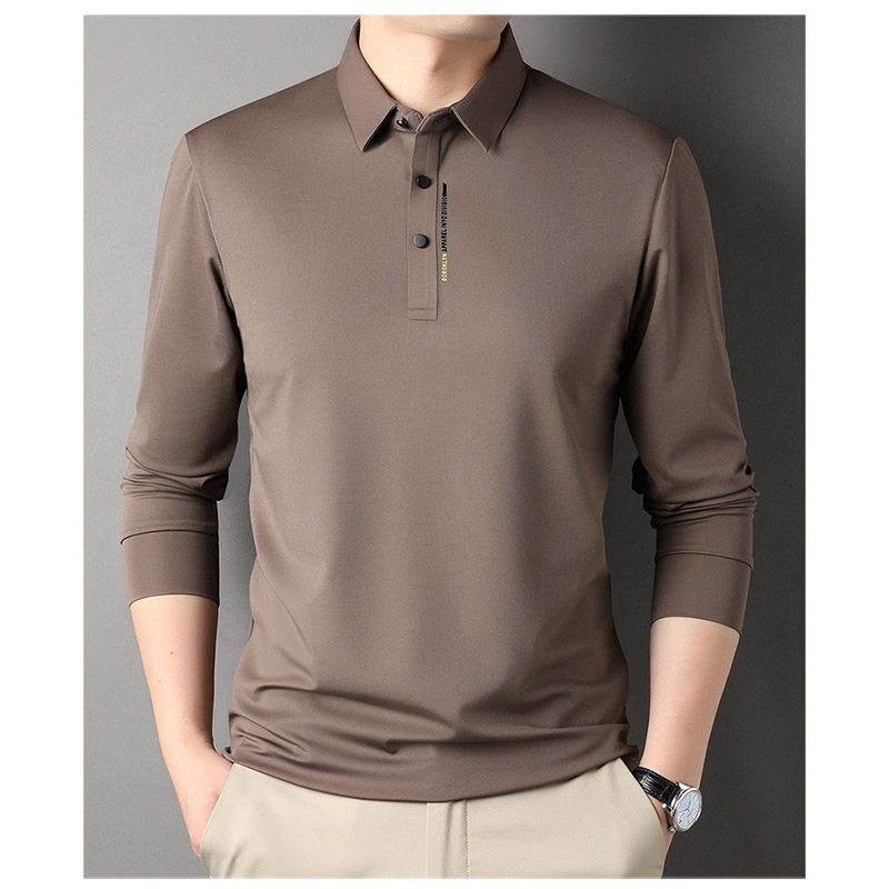 ポロシャツ メンズ 長袖 春秋 ビズポロ スタンドストレッチ カットソー ビジネス トップス オフィス 紳士 ゴルフウェア フォーマルカジュアル 通勤 