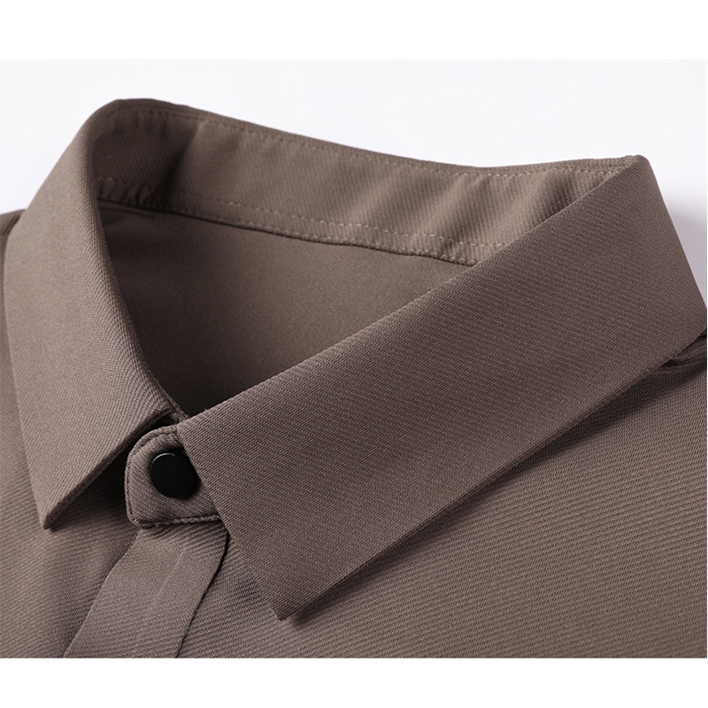 ポロシャツ メンズ 長袖 春秋 ビズポロ スタンドストレッチ カットソー ビジネス トップス オフィス 紳士 ゴルフウェア フォーマルカジュアル 通勤 