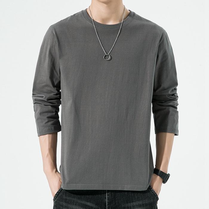 長袖Tシャツ メンズ トップス Tシャツ クルーネック シンプル おしゃれ 秋冬 運動着 おしゃれ カジュアル お洒落 大人 男性秋服 