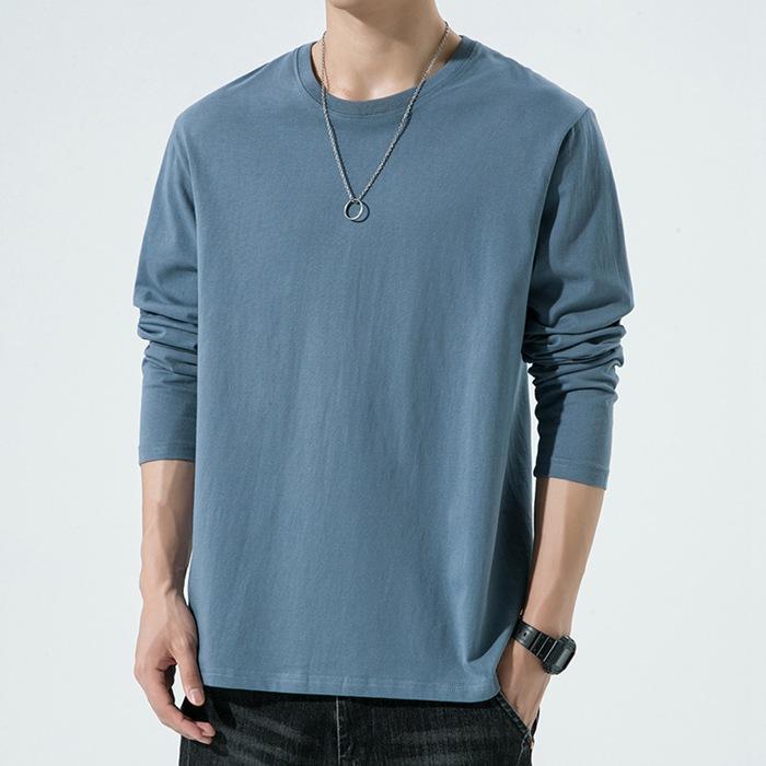 長袖Tシャツ メンズ トップス Tシャツ クルーネック シンプル おしゃれ 秋冬 運動着 おしゃれ カジュアル お洒落 大人 男性秋服 