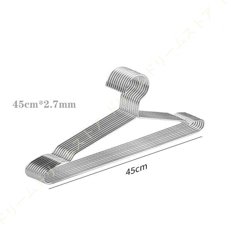 ハンガー ステンレスハンガー 20本組 洗濯 ハンガー すべらない ハンガー 頑丈 スカート シルバー コート 曲がらない 跡がつかない ズボン 錆びにくい ハンガー 
