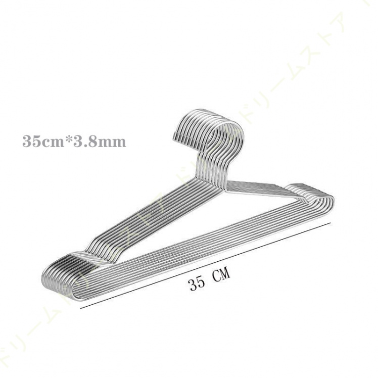 ハンガー ステンレスハンガー 20本組 洗濯 ハンガー すべらない ハンガー 頑丈 スカート シルバー コート 曲がらない 跡がつかない ズボン 錆びにくい ハンガー 