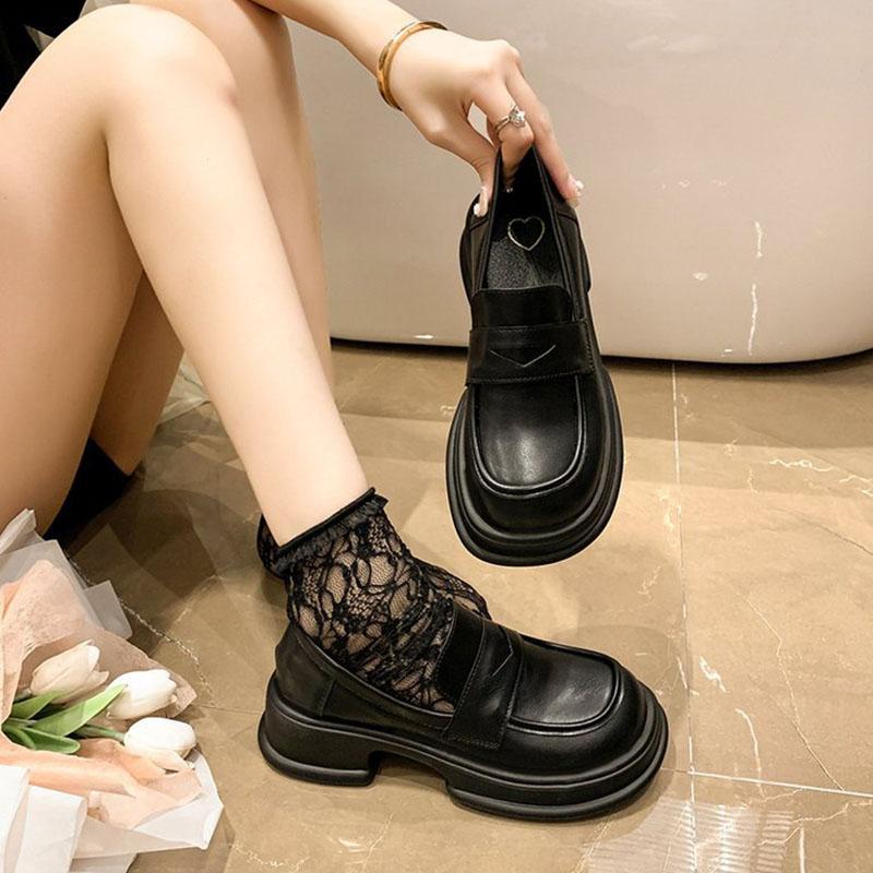 ローファー レディース スリッポン 厚底 柔らかいソール 痛くない 衝撃吸収 美脚 通勤 モカシン 日常着用 歩きやすい 走れる 滑り止め 