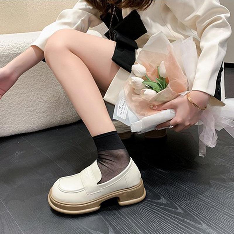 ローファー レディース スリッポン 厚底 柔らかいソール 痛くない 衝撃吸収 美脚 通勤 モカシン 日常着用 歩きやすい 走れる 滑り止め 