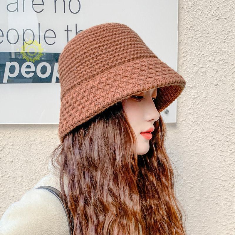 帽子 ニットバケットハット レディース 折りたたみ 手触り ニットキャップ 。 大人 おしゃれ 春秋冬 韓国風 ニット帽子 小物 