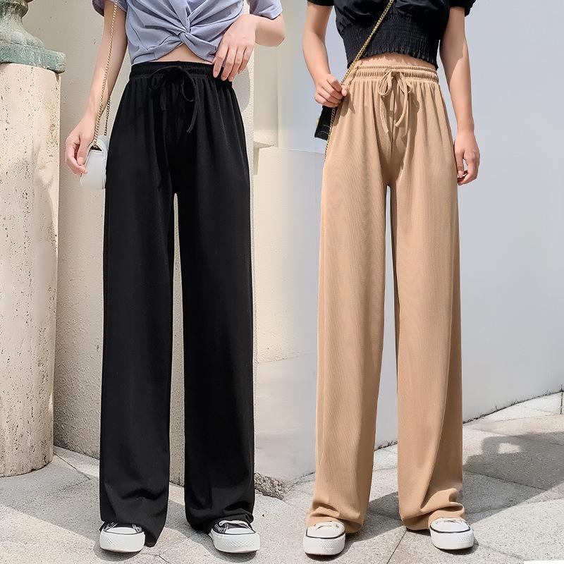 ガウチョパンツ レディース ワイドパンツ 接触冷感 ロング 春夏 涼しい 着痩せ 涼感 ゆったり ひんやり 薄手 体型カバー カジュアル 