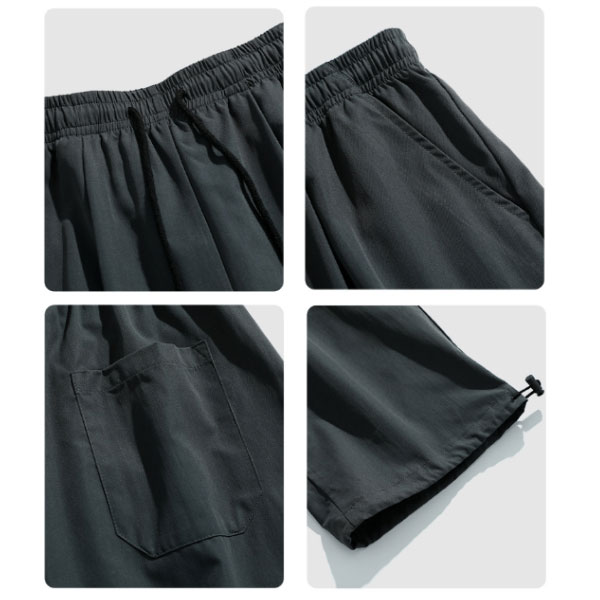 トレッキングパンツ メンズ サルエルパンツ 登山 パンツ 薄手 ズボン アウトドア作業着 作業用 