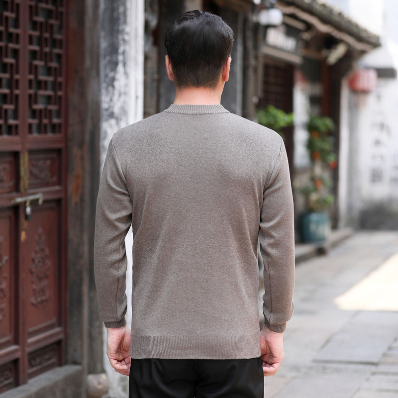 ニット セーター メンズ◆クルーネック秋服 冬服 紳士 メンズ シニア ゴルフ 敬老の日 シニアファッション 誕生日 ギフト クリスマス プレゼント 