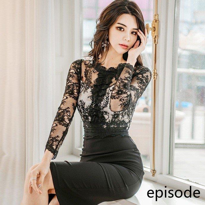 新品 キャバドレス キャバ ドレス キャバクラ パーティードレス 結婚式 ワンピースレース ワンピ 二次会 