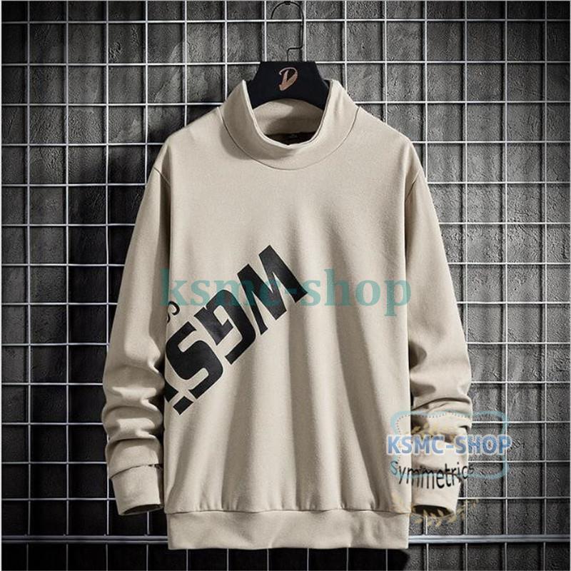 ロングTシャツ メンズ おしゃれ 英文字 長袖Tシャツ カットソー 秋 新作 大きいサイズ 秋服 カジュアル 