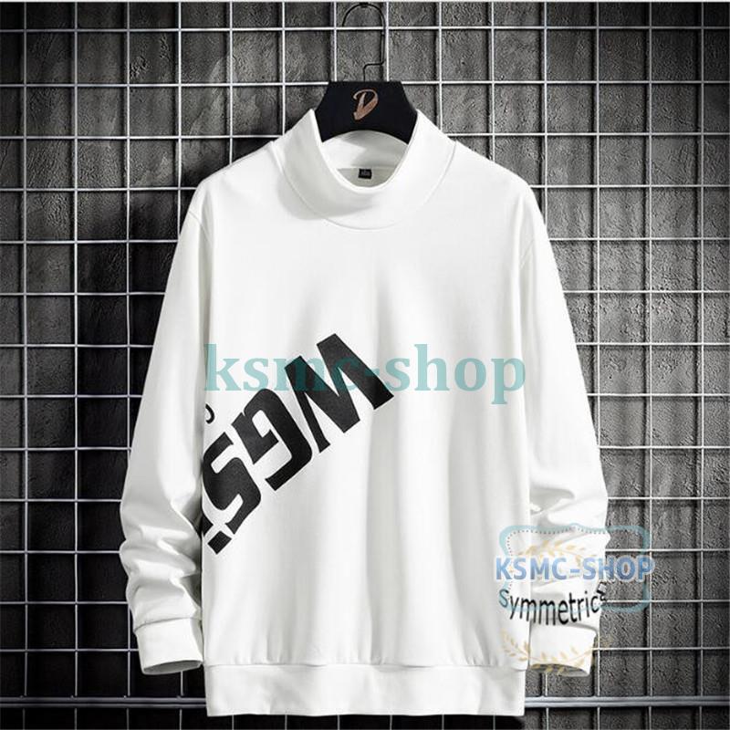 ロングTシャツ メンズ おしゃれ 英文字 長袖Tシャツ カットソー 秋 新作 大きいサイズ 秋服 カジュアル 