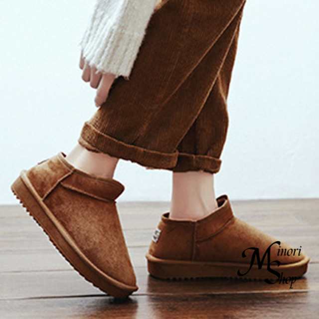 ムートンブーツ ショート レディース おしゃれ 歩きやすい 痛くない疲れない ショートブーツ ムートン ファー 暖かい 3E相当 ボア ブーツ 